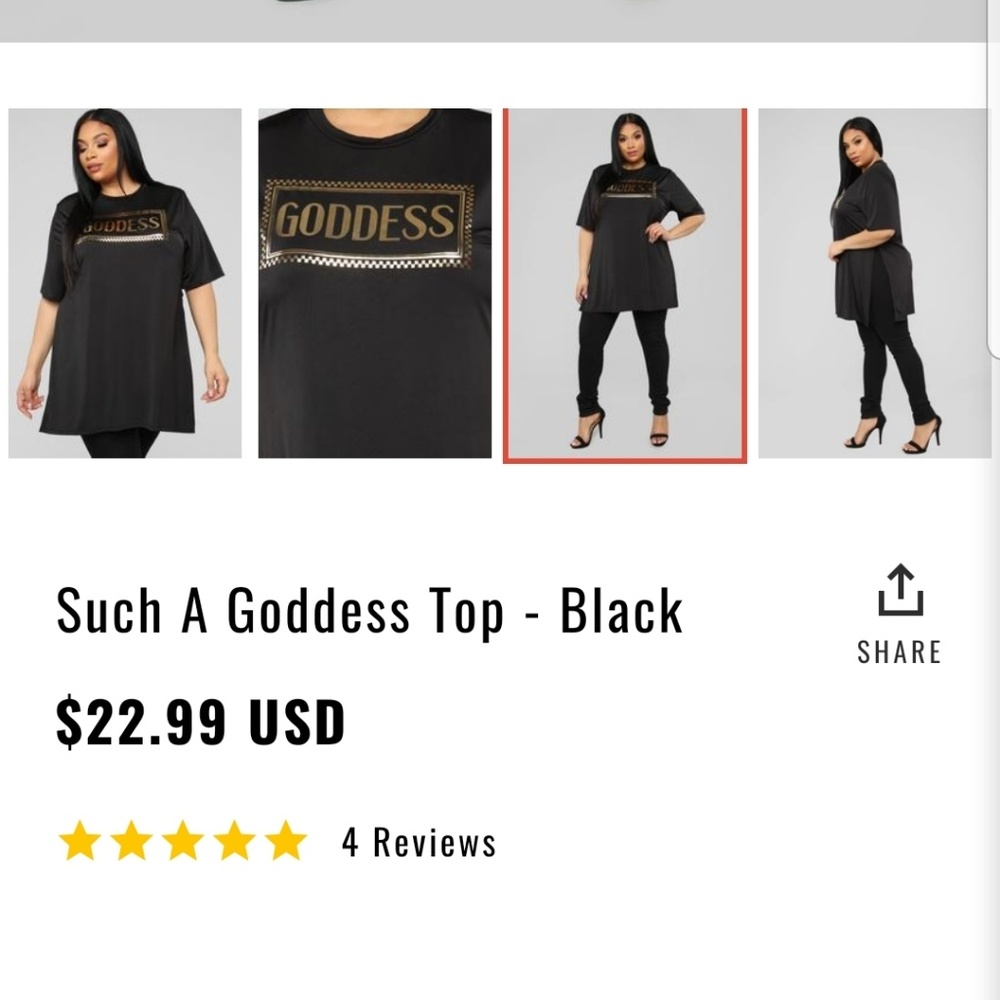 Fashion Nova Plus size Tunic